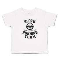 Toddler Clothes Sloth Lets Nap Instead Running Team Toddler Shirt Cotton