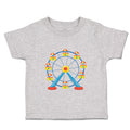 Toddler Clothes Ferris Wheel Funny & Novelty Funny Toddler Shirt Cotton