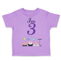 Toddler Clothes I'M 3 Pigs 3 Year Old Third Birthday Toddler Shirt Cotton