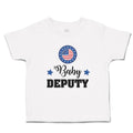 Cute Toddler Clothes An American National Flag with Word Baby Deputy Cotton