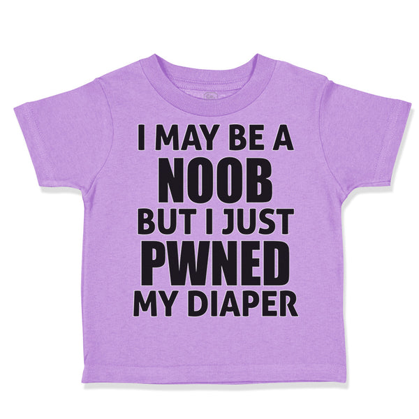 Toddler Clothes I May Be A Noob but I Just Pwned My Diaper Funny Nerd Geek
