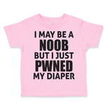 Toddler Clothes I May Be A Noob but I Just Pwned My Diaper Funny Nerd Geek