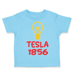 Toddler Clothes Tesla 1856 Funny Nerd Geek Toddler Shirt Baby Clothes Cotton