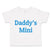 Toddler Clothes Daddy's Mini Dad Father's Day Toddler Shirt Baby Clothes Cotton