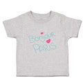 Toddler Clothes Bonjour Paris Girly Others Toddler Shirt Baby Clothes Cotton