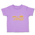 Toddler Clothes 3 Number Name with Crown Toddler Shirt Baby Clothes Cotton