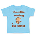 Toddler Clothes This Little Monkey Is 1 Birthday First Birthday Funny Cotton