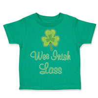 Toddler Clothes Wee Irish Lass St Patrick's Day Toddler Shirt Cotton