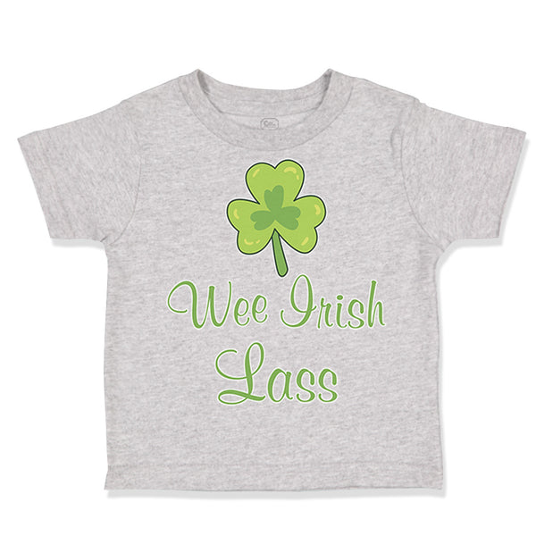 Toddler Clothes Wee Irish Lass St Patrick's Day Toddler Shirt Cotton