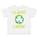 Toddler Clothes Classy Lassie St Patrick's Day Toddler Shirt Baby Clothes Cotton