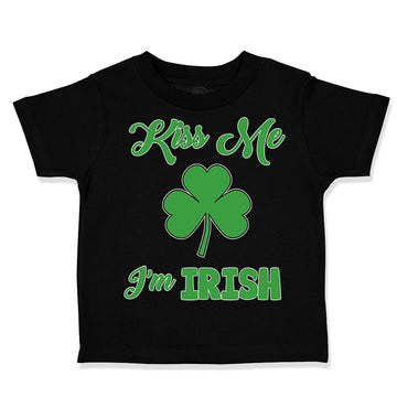 Toddler Clothes Kiss Me I'M Irish St Patrick's Day Toddler Shirt Cotton