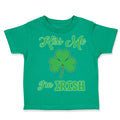 Toddler Clothes Kiss Me I'M Irish St Patrick's Day Toddler Shirt Cotton