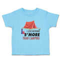 Cute Toddler Clothes I Love Nothing S'More Camping Red Tent Luggage Cotton