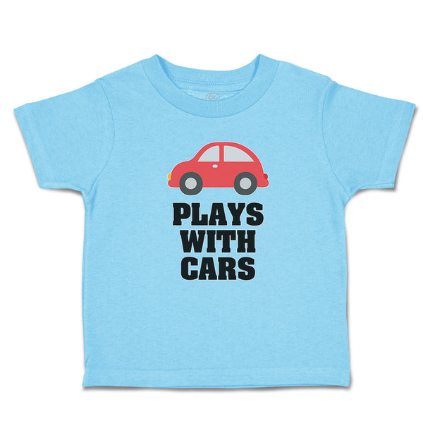 Toddler Clothes Plays with Cars An Red Cute Little Kid's Toy Car Toddler Shirt