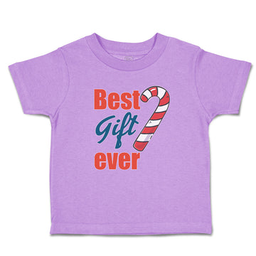 Toddler Clothes Best Gift Ever Christmas Candy Canes Toddler Shirt Cotton