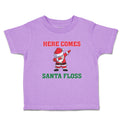 Toddler Clothes Here Comes Santa Floss Dancing Toddler Shirt Baby Clothes Cotton