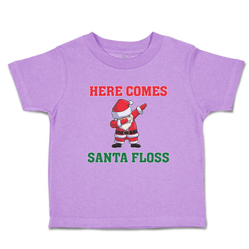 Toddler Clothes Here Comes Santa Floss Dancing Toddler Shirt Baby Clothes Cotton