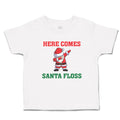 Toddler Clothes Here Comes Santa Floss Dancing Toddler Shirt Baby Clothes Cotton