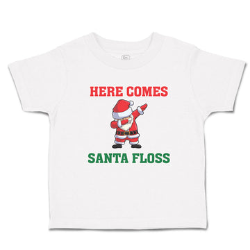 Toddler Clothes Here Comes Santa Floss Dancing Toddler Shirt Baby Clothes Cotton