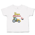 Toddler Clothes I'M Digging Christmas with Construction Vehicle Toddler Shirt