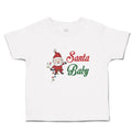 Toddler Clothes Santa Baby with Santa Claus Toddler Shirt Baby Clothes Cotton