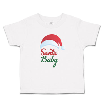 Toddler Clothes Santa Baby with Hat Toddler Shirt Baby Clothes Cotton