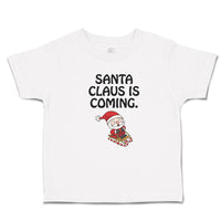 Santa Claus Is Coming with Snow Riding Stick