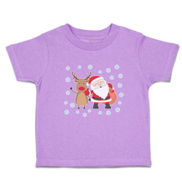 Toddler Clothes Santa Is Coming with Deer Toddler Shirt Baby Clothes Cotton