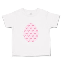 Toddler Clothes Pink Egg Hearts Toddler Shirt Baby Clothes Cotton