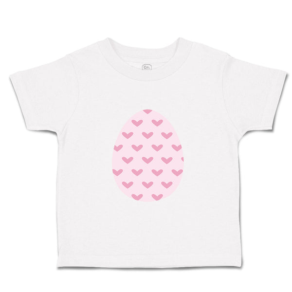 Toddler Clothes Pink Egg Hearts Toddler Shirt Baby Clothes Cotton