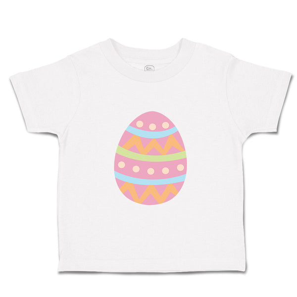 Toddler Clothes Pink Colorful Egg Toddler Shirt Baby Clothes Cotton