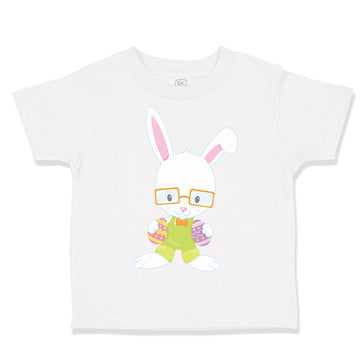 Cute Toddler Clothes Bunny Glasses Easter Toddler Shirt Baby Clothes Cotton