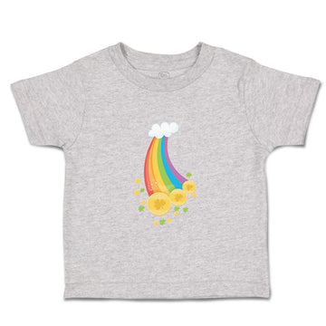 Toddler Clothes Leprechaun Rainbow St Patrick's Day Toddler Shirt Cotton