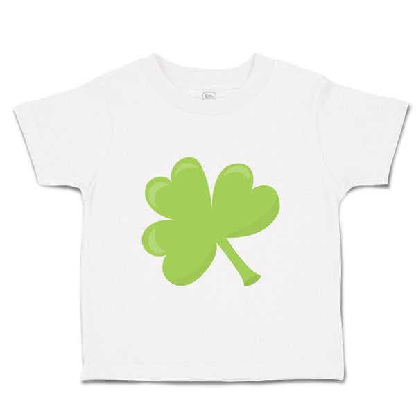 Toddler Clothes Light Green Clover St Patrick's Day Toddler Shirt Cotton