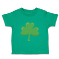 Toddler Clothes Dark Green Clover St Patrick's Day Toddler Shirt Cotton