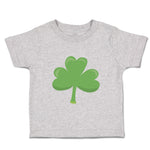 Toddler Clothes Dark Green Clover St Patrick's Day Toddler Shirt Cotton