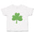 Toddler Clothes Dark Green Clover St Patrick's Day Toddler Shirt Cotton