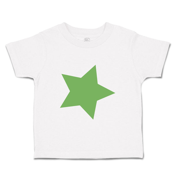 Toddler Clothes Dark Green Star St Patrick's Day Toddler Shirt Cotton