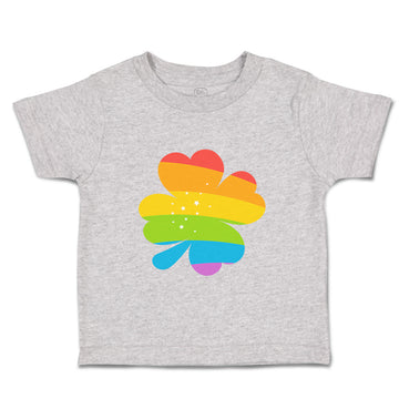 Toddler Clothes Rainbow Clover St Patrick's Day Toddler Shirt Cotton