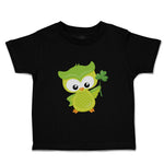 Toddler Clothes Leprechaun Owl Clover St Patrick's Day Toddler Shirt Cotton