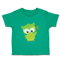 Toddler Clothes Leprechaun Owl Clover St Patrick's Day Toddler Shirt Cotton