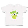 Toddler Clothes Leprechaun Owl Clover St Patrick's Day Toddler Shirt Cotton