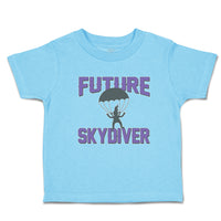 Toddler Clothes Future Skydiver Flying in Hot Air Balloon Toddler Shirt Cotton