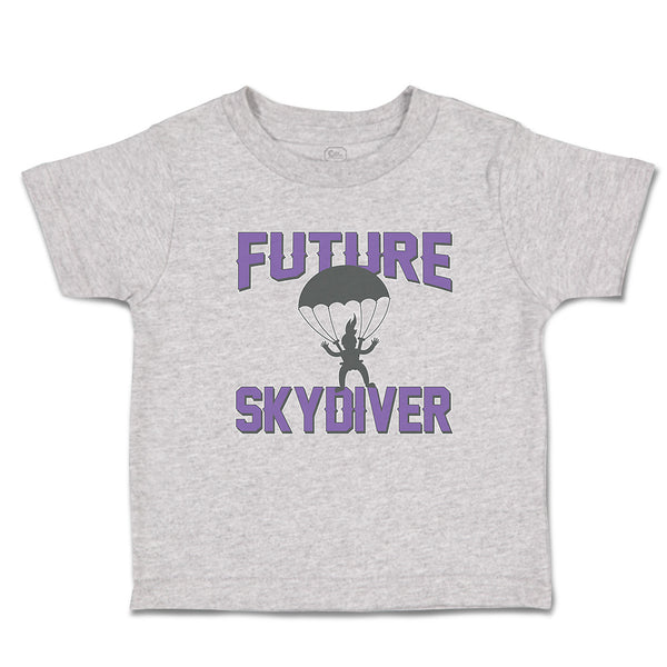 Toddler Clothes Future Skydiver Flying in Hot Air Balloon Toddler Shirt Cotton