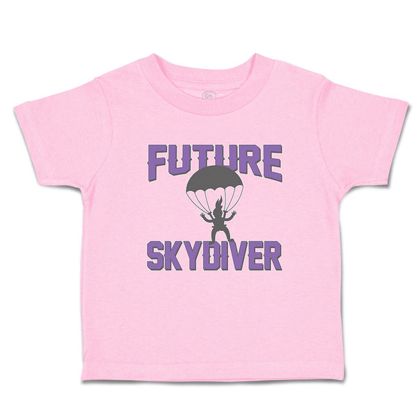 Toddler Clothes Future Skydiver Flying in Hot Air Balloon Toddler Shirt Cotton