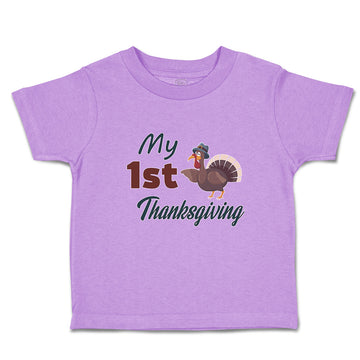 Toddler Clothes My 1St Thanksgiving Bird Toddler Shirt Baby Clothes Cotton