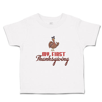 Toddler Clothes My First Thanksgiving Bird Toddler Shirt Baby Clothes Cotton