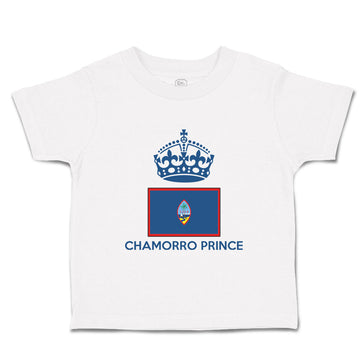 Cute Toddler Clothes Guam, Chamorro Prince Crown Countries Toddler Shirt Cotton