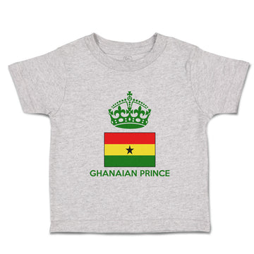 Cute Toddler Clothes Ghanaian Prince Crown Countries Toddler Shirt Cotton