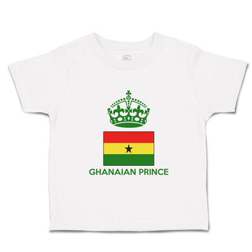 Cute Toddler Clothes Ghanaian Prince Crown Countries Toddler Shirt Cotton